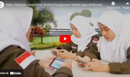 Video Testimoni Siswa SMK Al-Wafa Penggunaan Mobile Apps Multimedia Interaktif SAC