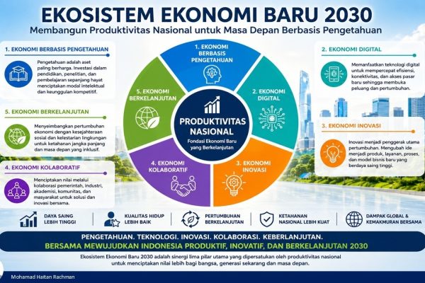 Ekosistem Ekonomi Baru 2030 – Membangun Produktivitas Nasional untuk Masa Depan Berbasis Pengetahuan