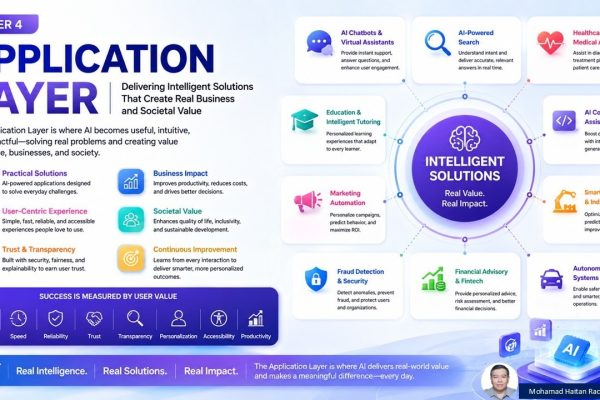 Layer 4- Application Layer – Delivering Intelligent Solutions That Create Real Business and Societal Value